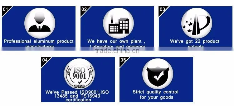 type of aluminum profile,grade round aluminum profile catalogue