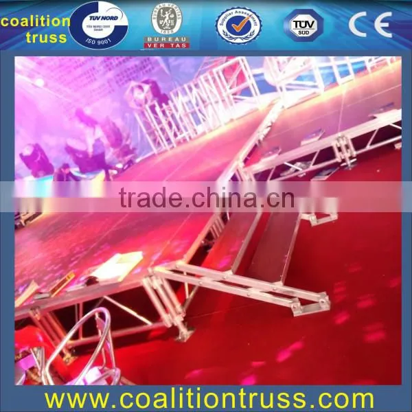 folding aluminum portable stage for concert/outdoor concert stage
