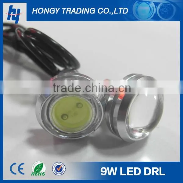 Competitive price high power 9W 12V eagle eyes reverse tail LED drl(CE & ROHS Certificate)