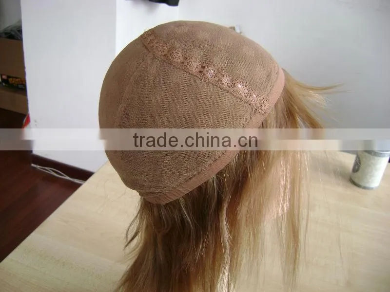 Straight full lace wigs aaaaa human hair blonde