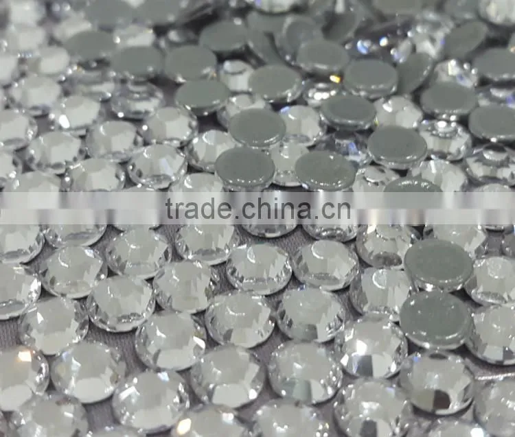 super quality ss20 crystal color hot fix stone with super shine and strong glue