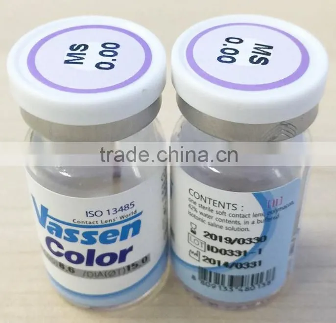 HOT sell FDA approved Vassen MS big eyes korea contact lens wholesale