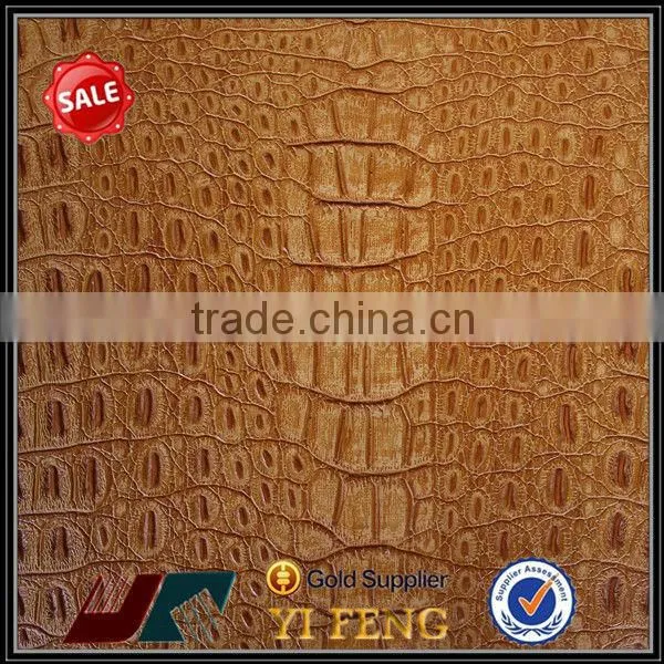 2015 newest crocodile skin shoes pu leather