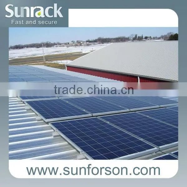 aluminum solar mounting bracket of tin roof
