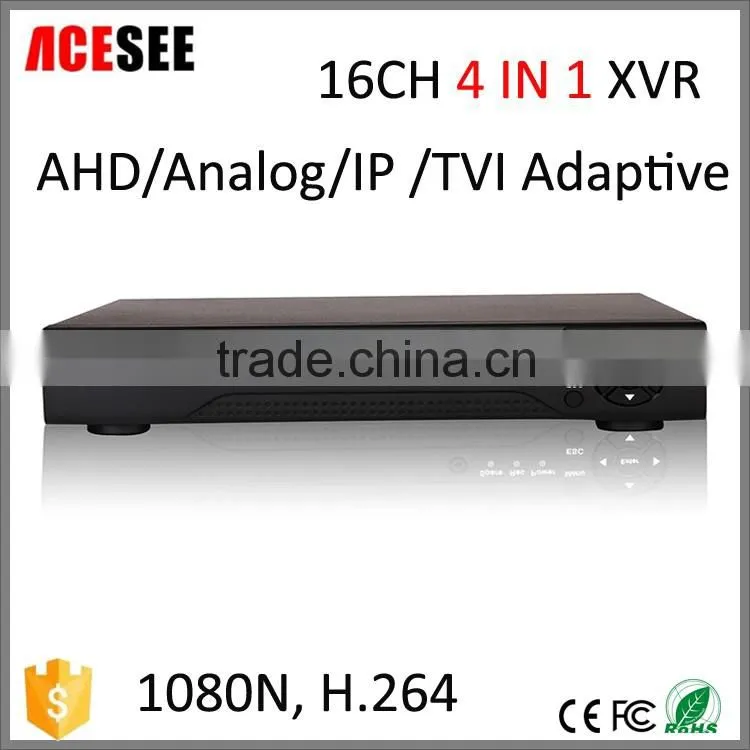 ACESEE New 4 IN 1 XVR 16CH HVR AHD/Analog/IP /TVI 16CH DVR Video Recorder System HVR2616HN