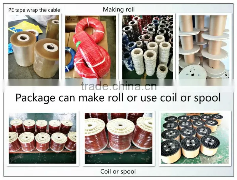 Customized tinned copper 2 core FEP+FEP Teflon coated wire