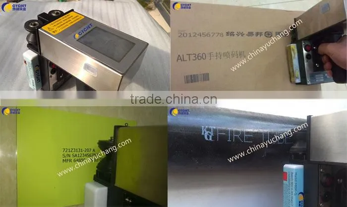 CYCJET ALT382 Logo Printing Machine/Inkjet Printer for Wood/Hand Jet Printer