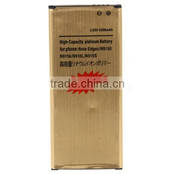 4200mAh Mobile Phone Battery for Samsung Note Edge N9150 N915S N915X Gold