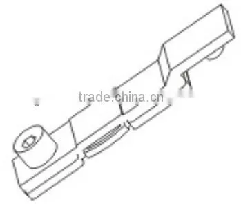 81528904Aluminum alloy connector-single lock nail block