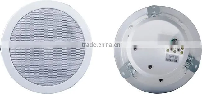 Background music system voice alarm ceiling mount firproof speaker