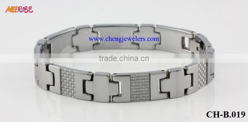 Online jewelry shopping tungsten steel/ jewelry men, valentine romantic gift, bracelet for him
