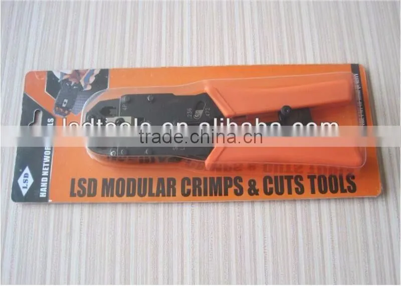 LSDbrand Lan network tool for telecom rj10 rj11 rj45 4P 6P 8P network cable crimper crimp plier LS-2008R