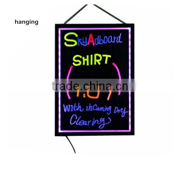 2015 Hot Selling led board for advertising led illuminated writing board