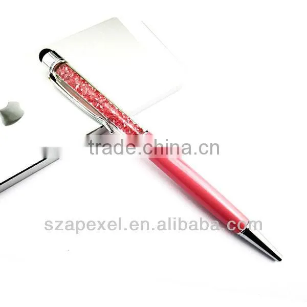 High sensitive conductive crystal touch stylus pen for iPhone,iPad