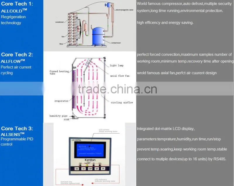high quality digital bacteria incubator stainless steel chamber with UV sterilization 250MJ