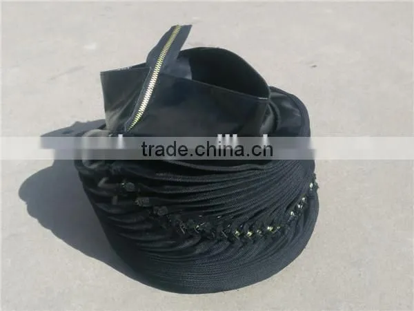 RUIAO machine round plastic cover with zip attached