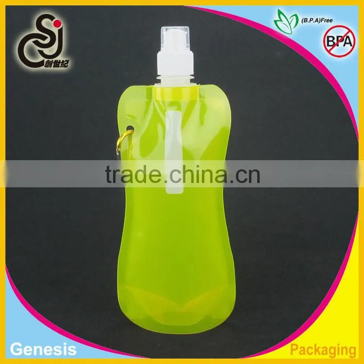 foldable water bottle/plastic water bottle/empty plastic water bottle
