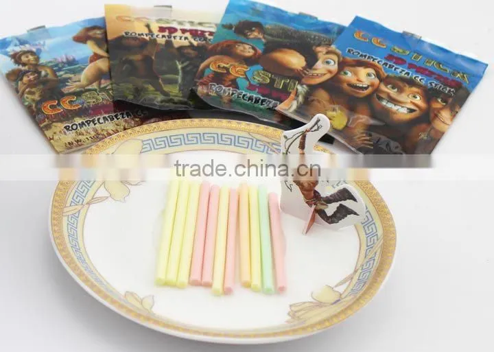 Hot Sale In Bolivia 10g Puzzle CC stick Candy/ With 3D Puzzle