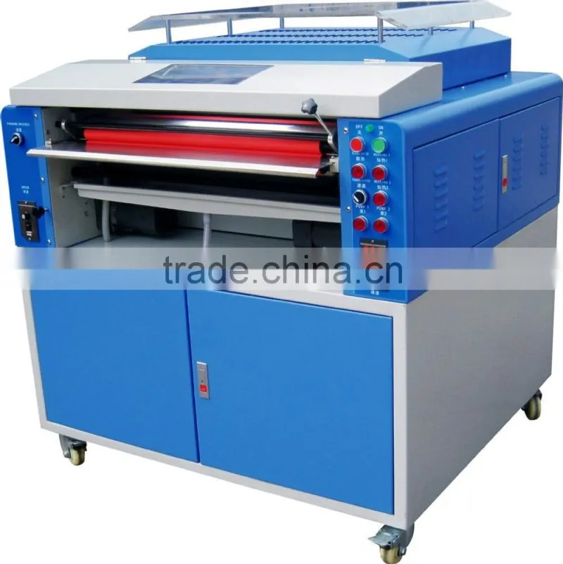 Newest photo and poster korean velvet varnish machine