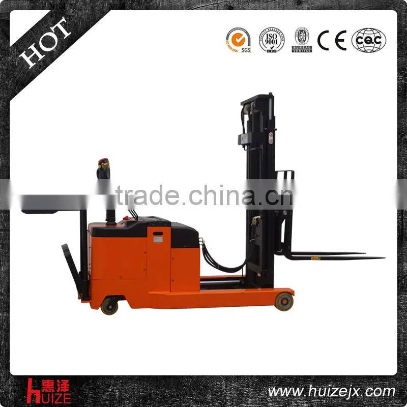 factory custmized 1.5t 3500mm battery operated forklift