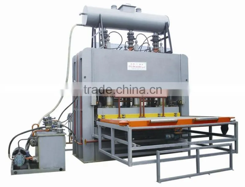 short cycle melamine plywood hot press machine