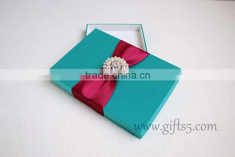 Professional Factory Supply Custom Design wedding invitation gift box from direct manufacturer