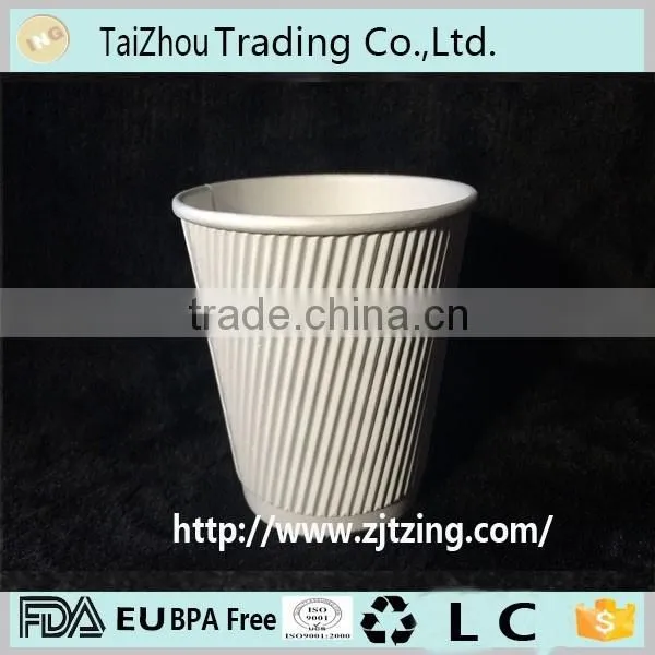 High quality ripple paper cup/kraft paper cup/coffee paper cups