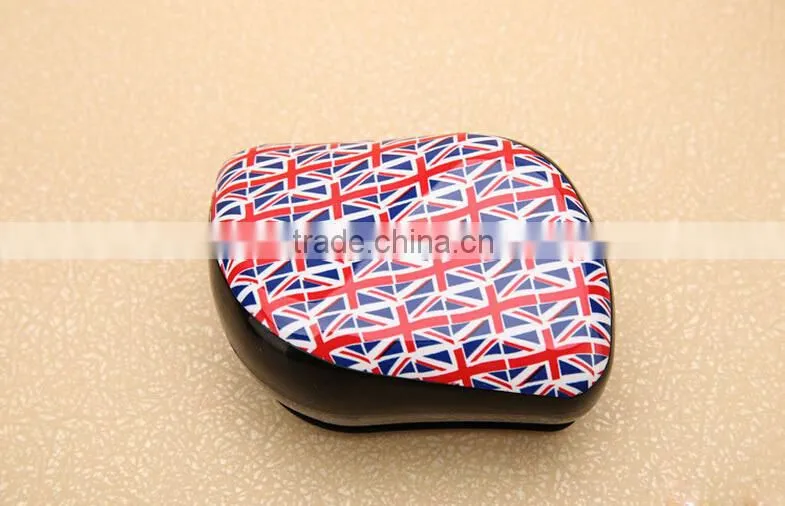 Newest Korea Style Wholesale Head Massage Rainbow ABS Hairdressing Comb