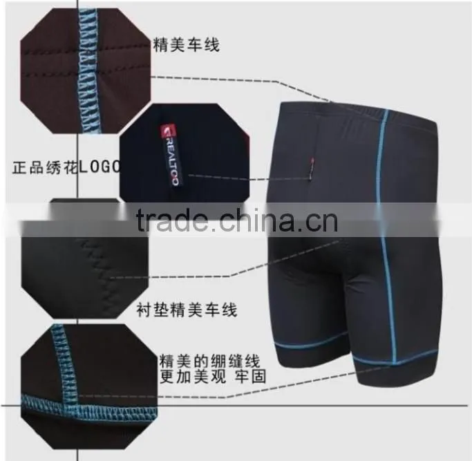 Man Cycling Underwear with GEL 3D pad quick-dry breathable