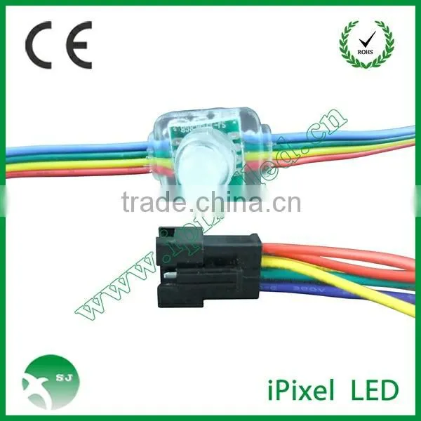 12mm diffused flat digital RGB led pixels ws2801
