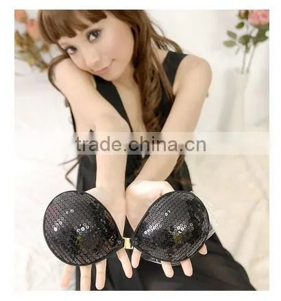 young ladies sexy adhesive bra with photos