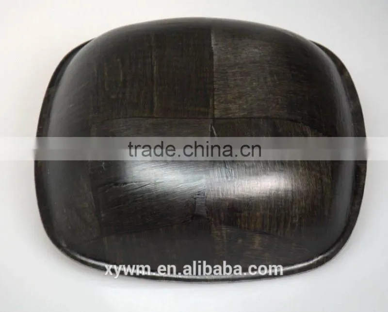 2015 New Style French Creative Black Color Woven Rustic Wooden Bowl Serving Kitchenware Tableware