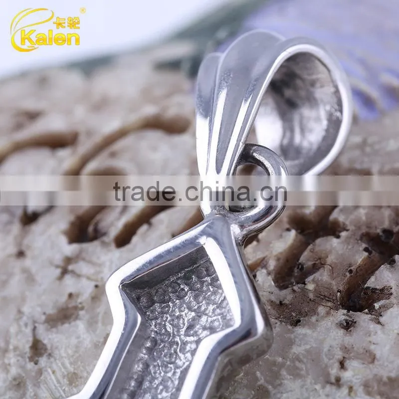 Guangzhou jewelry wholesale online Jesus cross stainless steel pendant