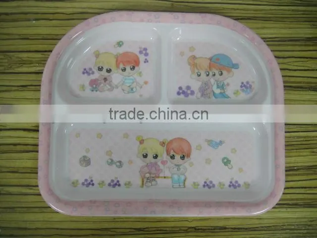 melamine tray with handles