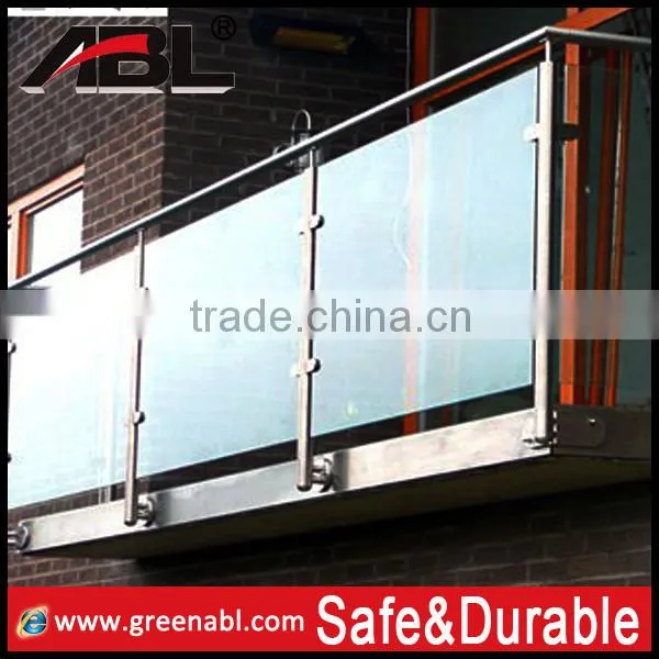 SS304 glass balustrade systems glass balustrade support in high standard quality