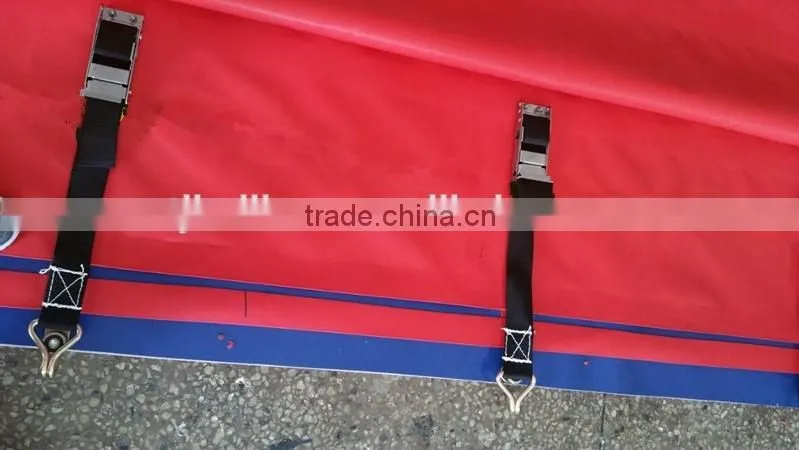 Waterproof and High Tear Strength PVC Tarpaulin Printed Truck Side Curtain Cover Fabric