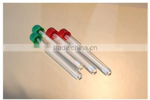 Disposable laboratory long absorbent Cotton Swab Tubes