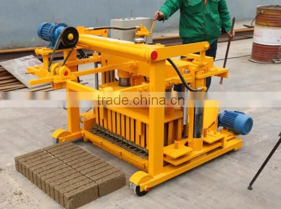 top supplier DONGYUE QT40-3A egg laying moving hollow block machine