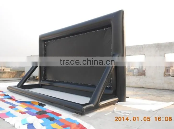 commercial inflatable screen and cheap inflatable movie screen for advertising