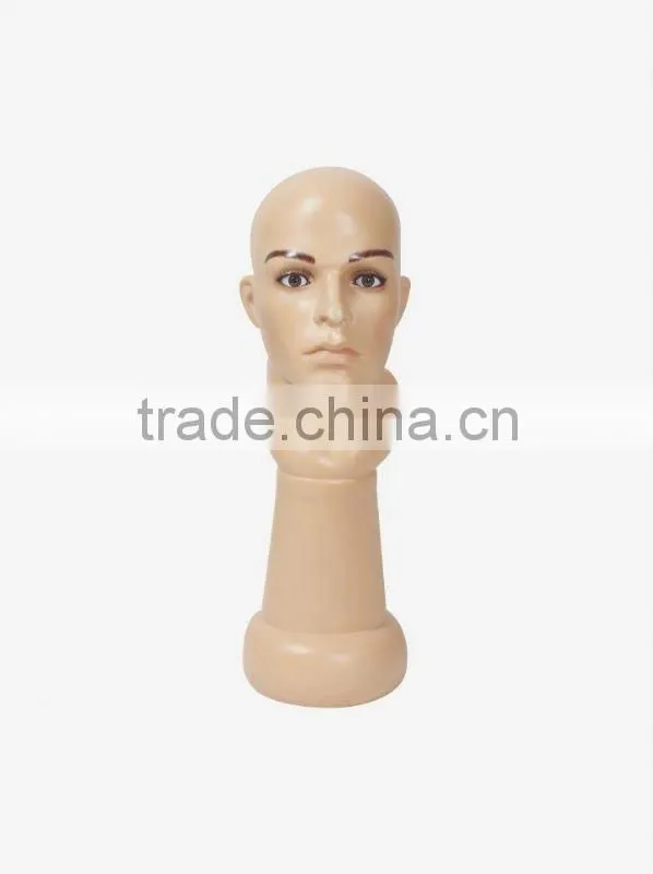 Plastic Female Head Mannequin