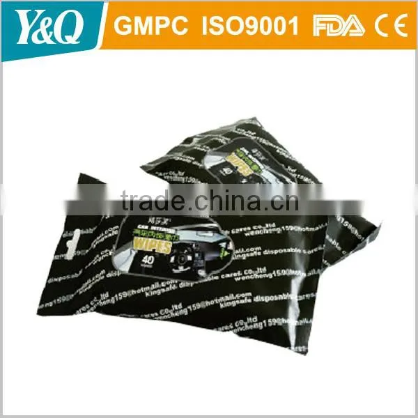 New Design Wet Cleaning Car Biodegradable lens wipes