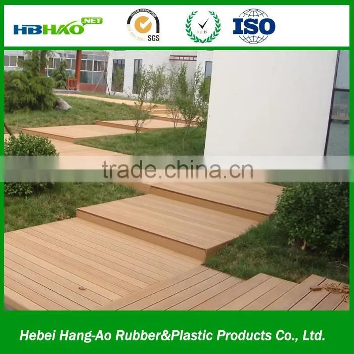 WPC decking anti skidding UV resistant water proof