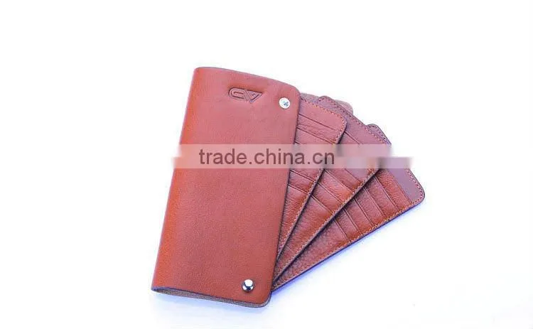 Fashion Card Wallet With Black And Brown