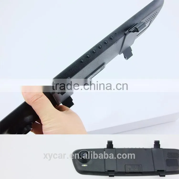 2.7 inch 720p manual rear view mirror monitor car camera hd dvr XY-9627