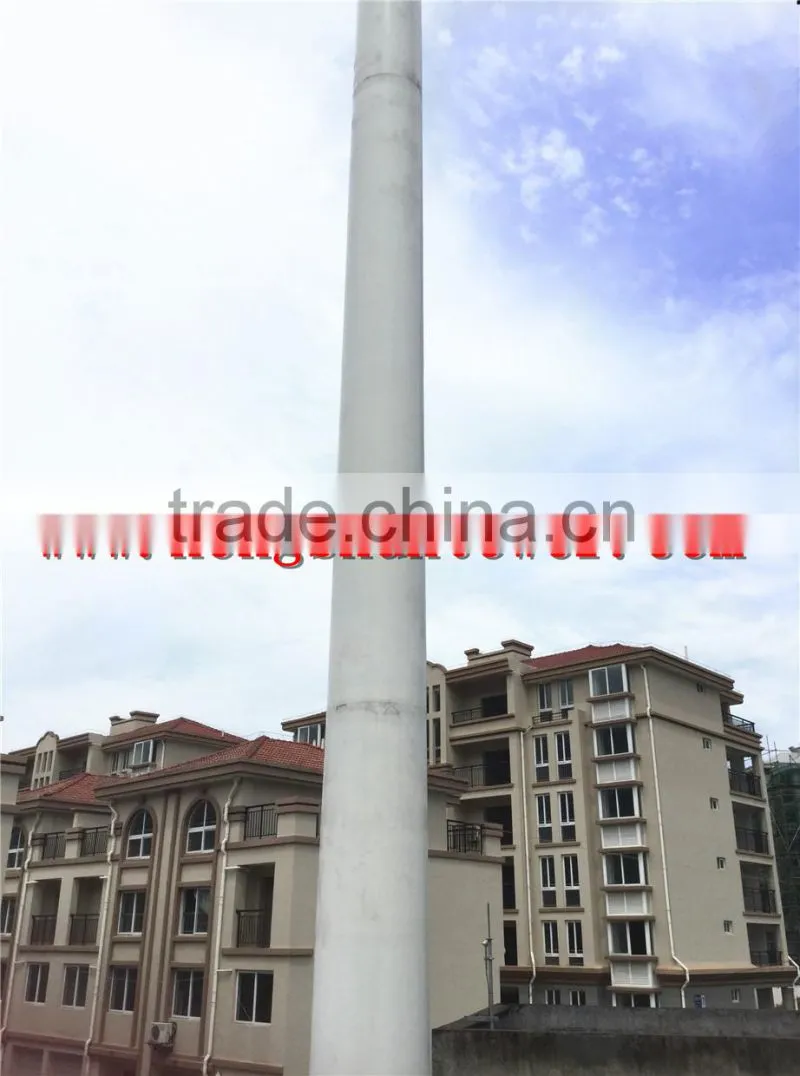 35M telecom landescape steel tower suqare lamp sculpt