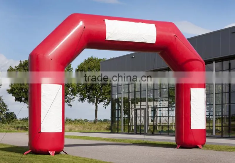2015 red inflatable arch for wedding/inflatable advertising for Christmas