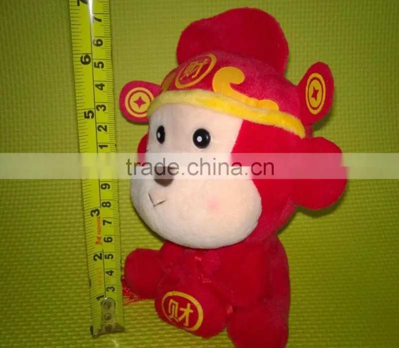 Hola 2016 New year monkey plush toy/best made toys stuffed animals/ stuffed plush toy