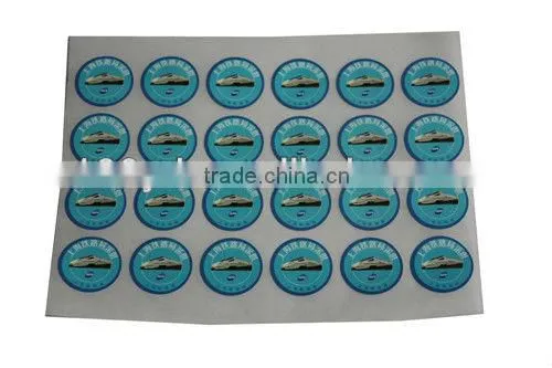 Cheap custome round pvc sticker for bottle