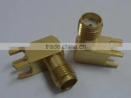 SMA female pcb mount connector
