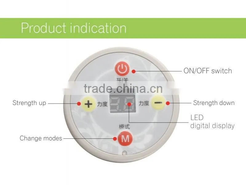 Rechargeable Fashion body massager. Personal Electric massage pillow C37-MP002